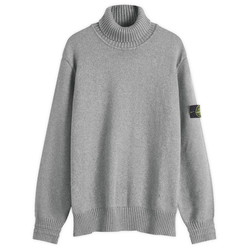 Sweater Stone Island Turtleneck Knit Sweater Grå | 8115505A2-V0M64