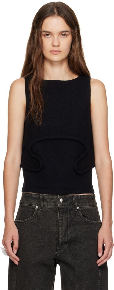 Tanktop Eckhaus Latta Eckhaus Latta Pallas Tank Top Sort | 1405-EL-PF25-D -, 0
