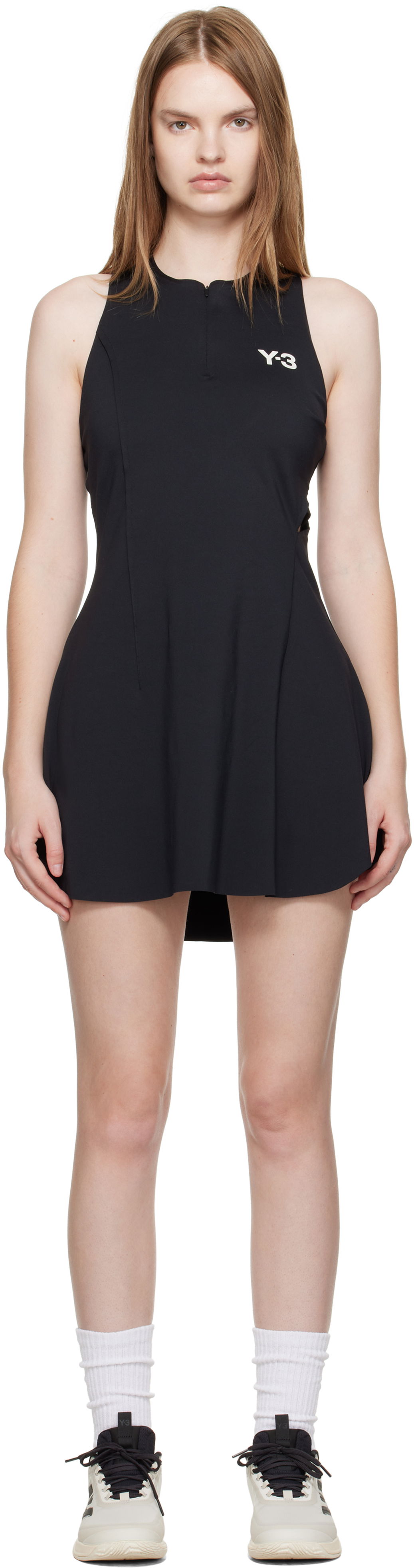 Kjole Y-3 US Open Tennis Pro Sport Dress Sort | JZ9304, 0