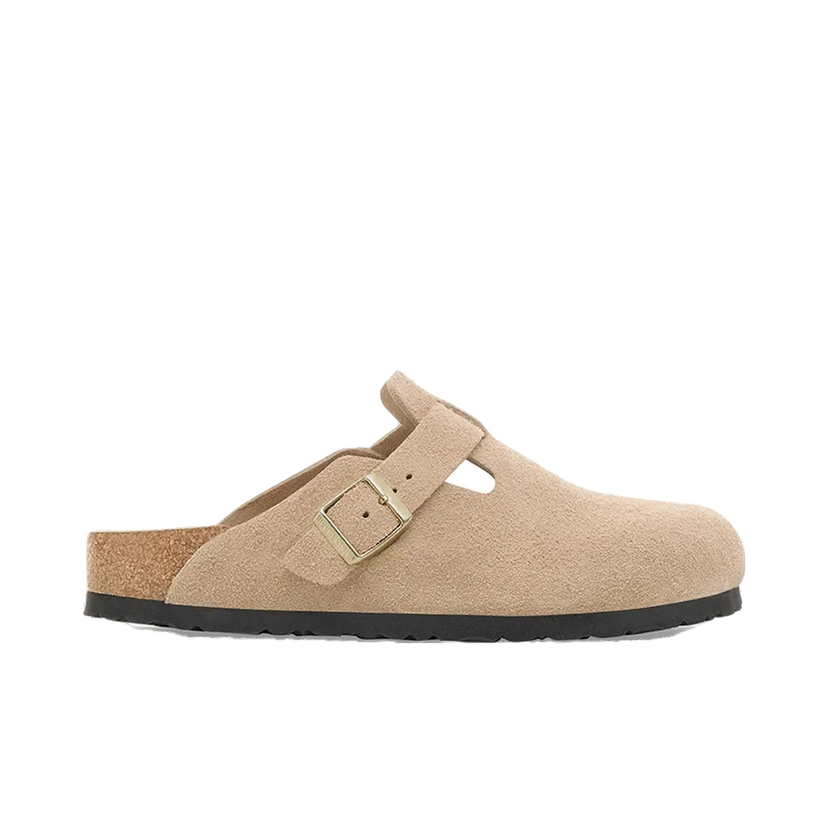 Sneakers og sko Birkenstock Birkenstock Boston Suede Clogs Beige | 1030883