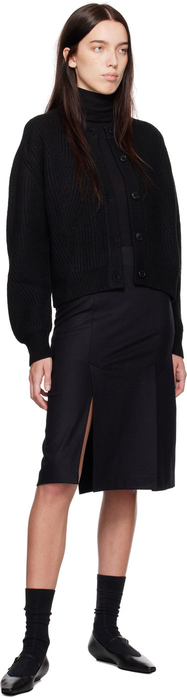 Sweater Loulou de Saison Loulou de Saison Manoa Knit Cardigan Sort | MANOA, 3