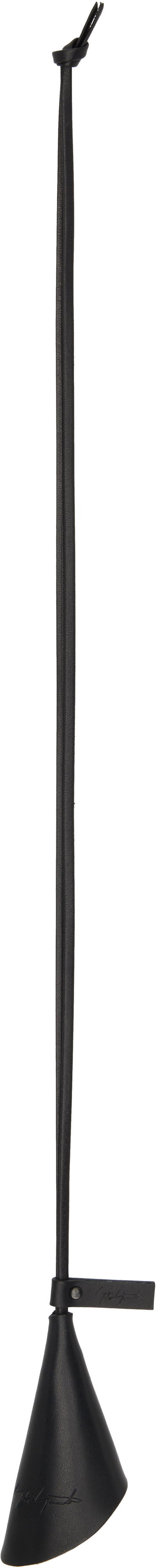 Nøgleringe Yohji Yamamoto YOHJI YAMAMOTO Leather Key Necklace Sort | DM-A01-702, 0
