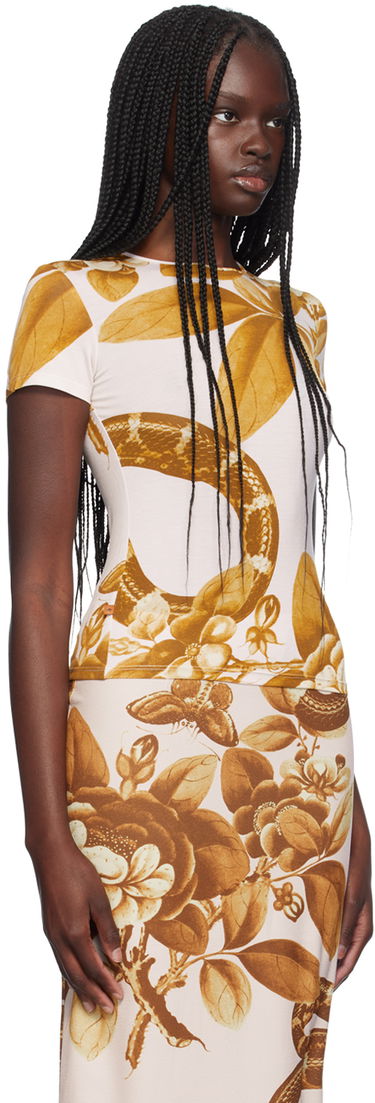 T-shirt Miaou Miaou Eden Mini T-Shirt Beige | 7026TJBEDN, 1