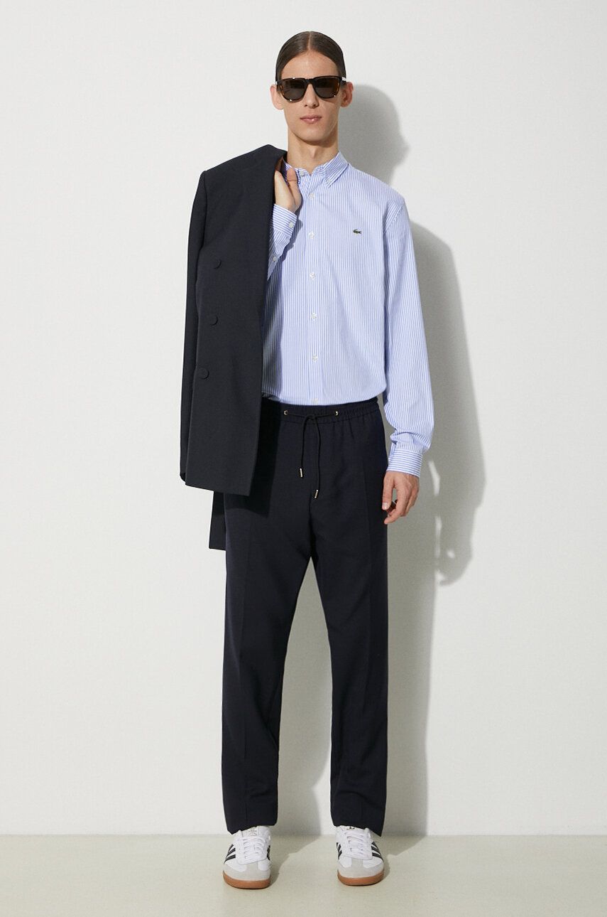 Skjorte Lacoste Lacoste Regular Fit Button-Down Shirt Blå | CH2936, 1
