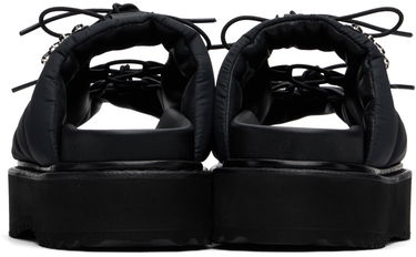 Tilbehør Simone Rocha Simone Rocha Platform Ghillie Sandals Sort | SLD50B 0798, 1