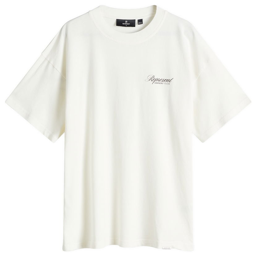 T-shirt Represent Clo Owners Club Script Hvid | OCM41201-072