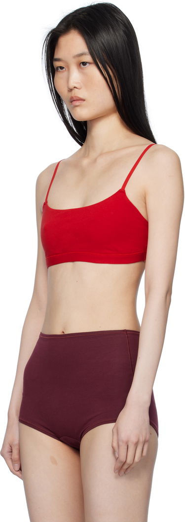 Bh SKIMS SKIMS Cotton Jersey Scoop Bralette Bourgogne | BR-SCP-4460, 3