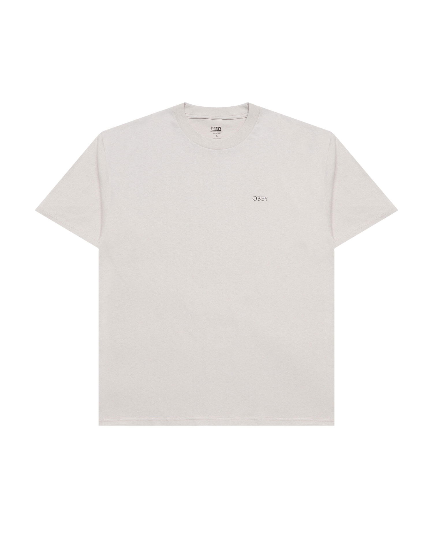 T-shirt OBEY Obey Peace & Justice Statue T-Shirt Beige | 165264238-SIG, 0