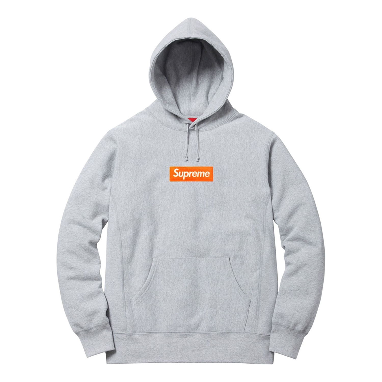 Sweatshirt Supreme Fall-Winter 2017 Box Logo Hoodie Grå | SUP-FW17-615, 0
