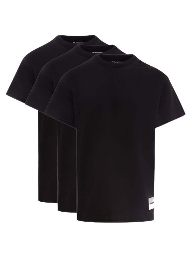 T-shirt Jil Sander Biologic Cotton Logo Label T-Shirt Set Sort | J47GC0001J45048#001