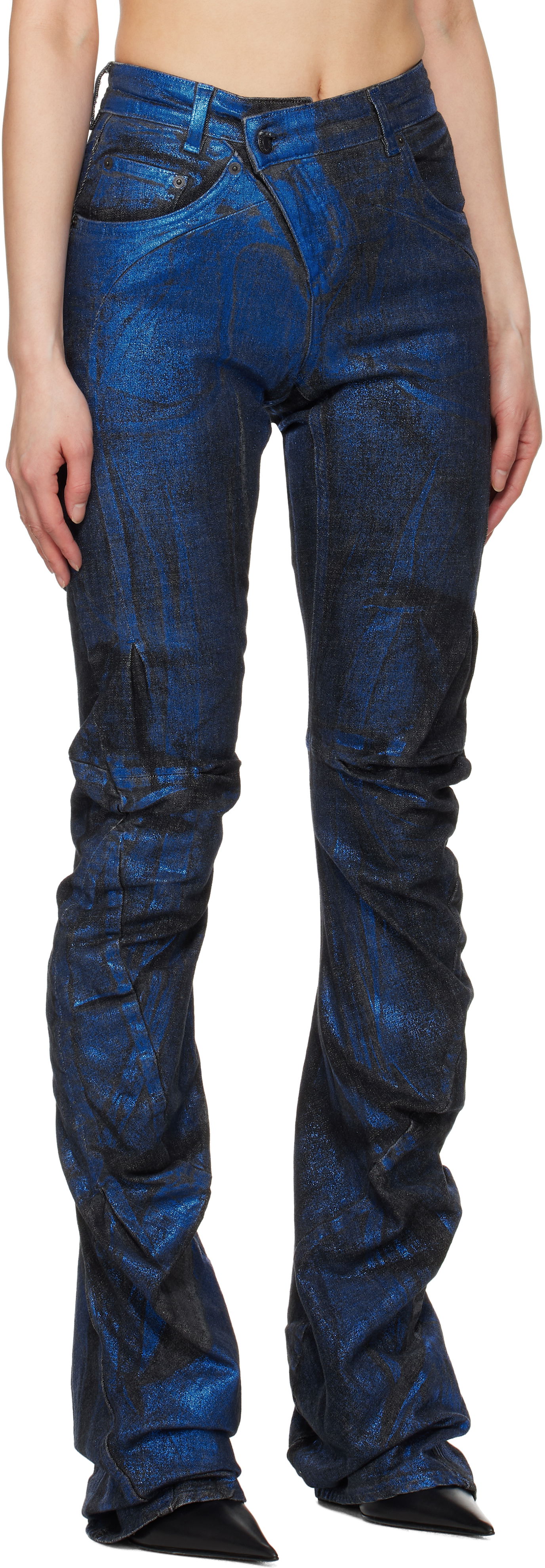 Jeans Ottolinger Ottolinger Drape Denim Jeans Blå | 117-17017E-21, 1