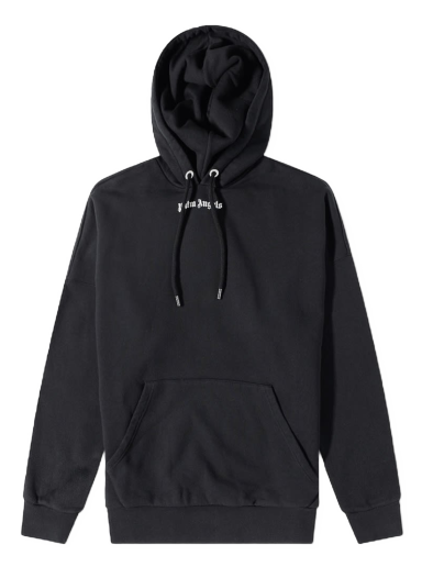 Sweatshirt Palm Angels Logo Popover Hoody Sort | PMBB036C99FLE0031001