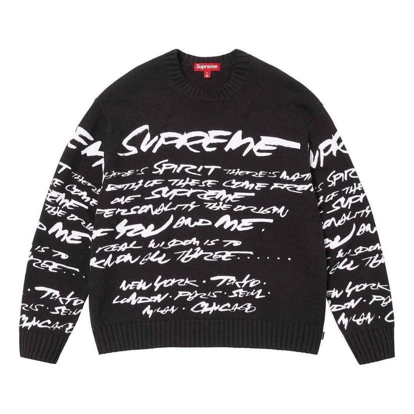 Sweater Supreme Future Knit Sweater Sort | SUP-SS24-011
