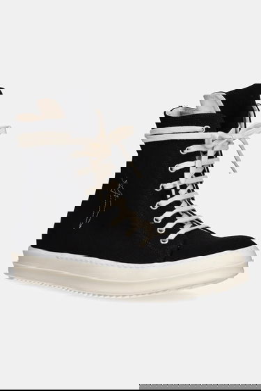 Sneakers og sko Rick Owens Rick Owens DRKSHDW Vegan High-Top Sort | DU02E7807.DOEM8, 0