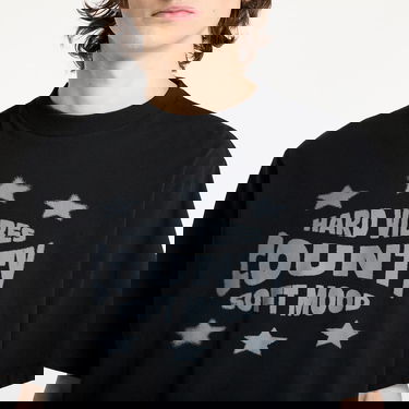 T-shirt Marcelo Burlon Marcelo Burlon Hard Vibes Boxy T-Shirt Sort | CMAA05AS25JER0061011, 2