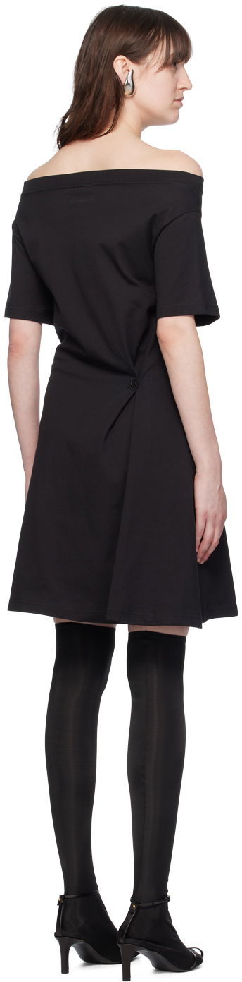 Kjole Courrèges Courrèges Boatneck Minidress Sort | 224JRO420JS0107, 2