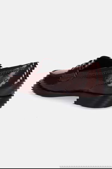 Sneakers og sko Clarks Originals Straven Edge Leather Loafers with Flat Heel Bourgogne | 26184847, 2