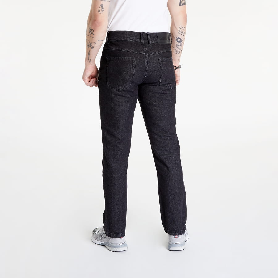 Jeans Pleasures Shatter Denim Pant Sort | P22F023 BLACK, 1