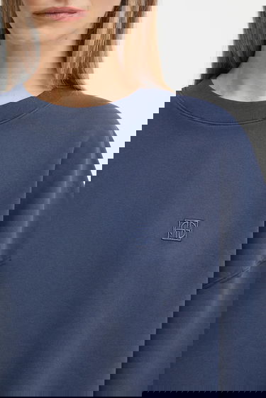 Sweatshirt Anine Bing Anine Bing Miles Sweatshirt Mørkeblå | A.08.11205, 3