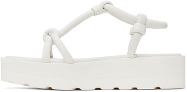 Sneakers og sko Gianvito Rossi Marine Flat Sandals Hvid | G32246.05GOM.NAP, 2