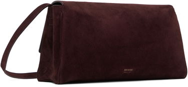 Håndtaske Khaite KHAITE Audrey Suede Crossbody Bag Bourgogne | H3032-726, 2