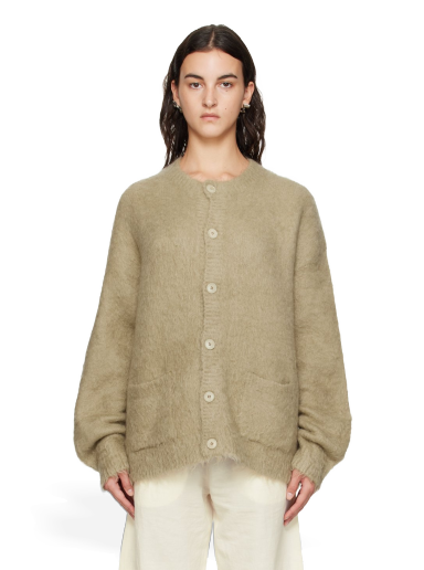 Sweater Acne Studios Brushed Cardigan Beige | B60288-
