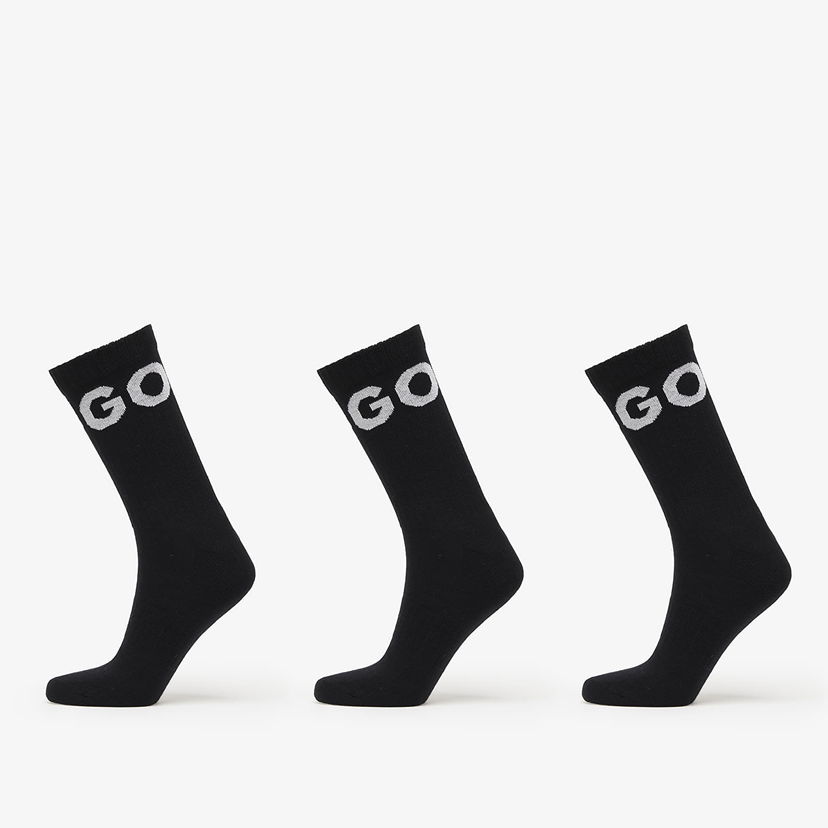Sokker BOSS Hugo Boss 3-Pack Iconic Crew Socks Sort | 50531517-001