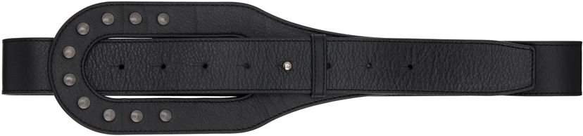 Bælter KIKO KOSTADINOV Kiko Kostadinov Orvos Leather Belt Sort | KKAW25ACC04-124