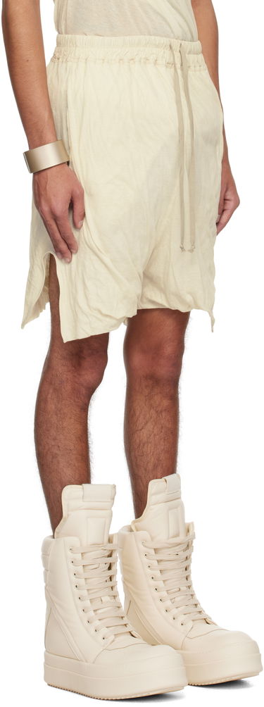 Shorts Rick Owens Rick Owens Hollywood DBL Long Boxers Shorts Beige | RR01E5304 UCDB, 1