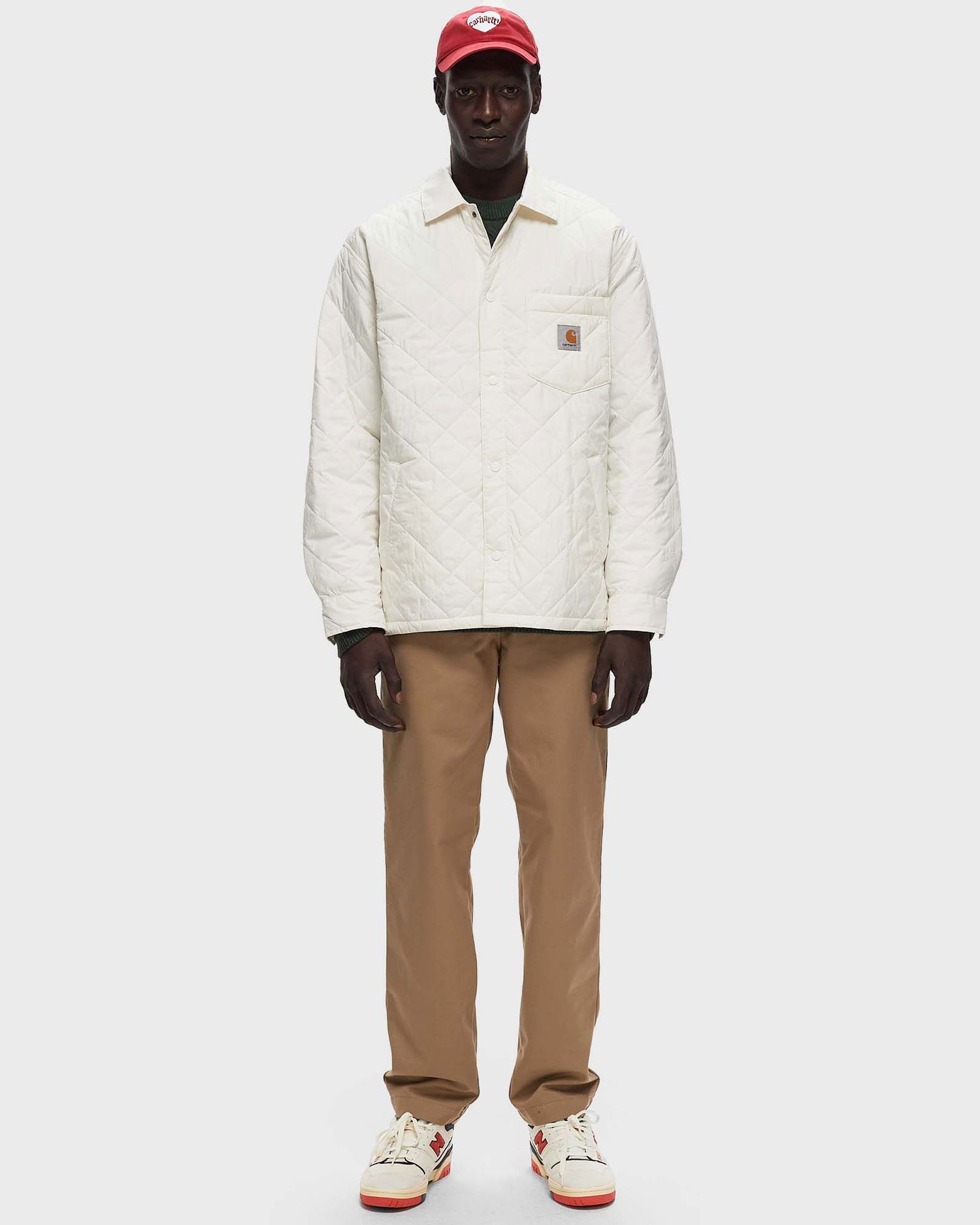 Bomberjakke Carhartt WIP Wadeson Shirt Jacket Hvid | I034363-D6.XX, 1