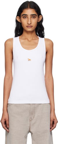 Maison Kitsuné 'Baby Fox' Ribbed Tank Top