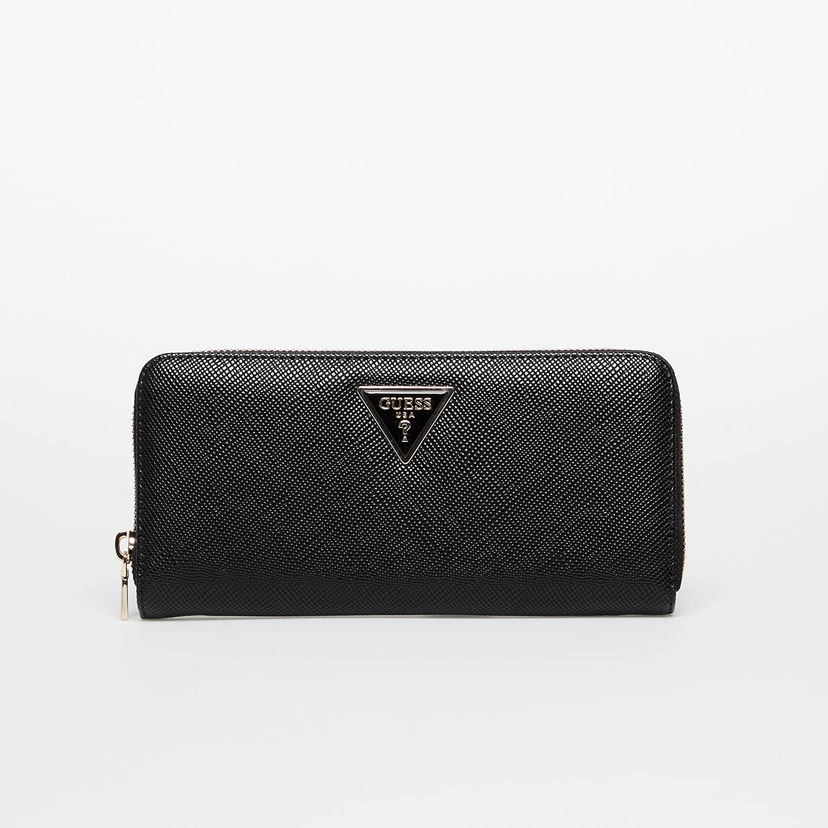 Tegnebog GUESS Laurel Ii Slg Large Zip Around Wallet Sort | SWZG7459146-BLA