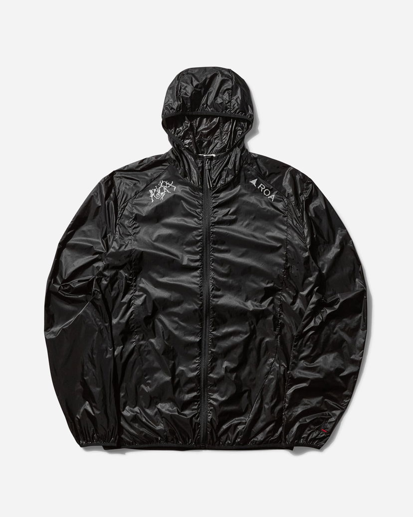 Vindjakke ROA Packable Windbreaker Jacket Sort | OBMW004FA02 BLK0001