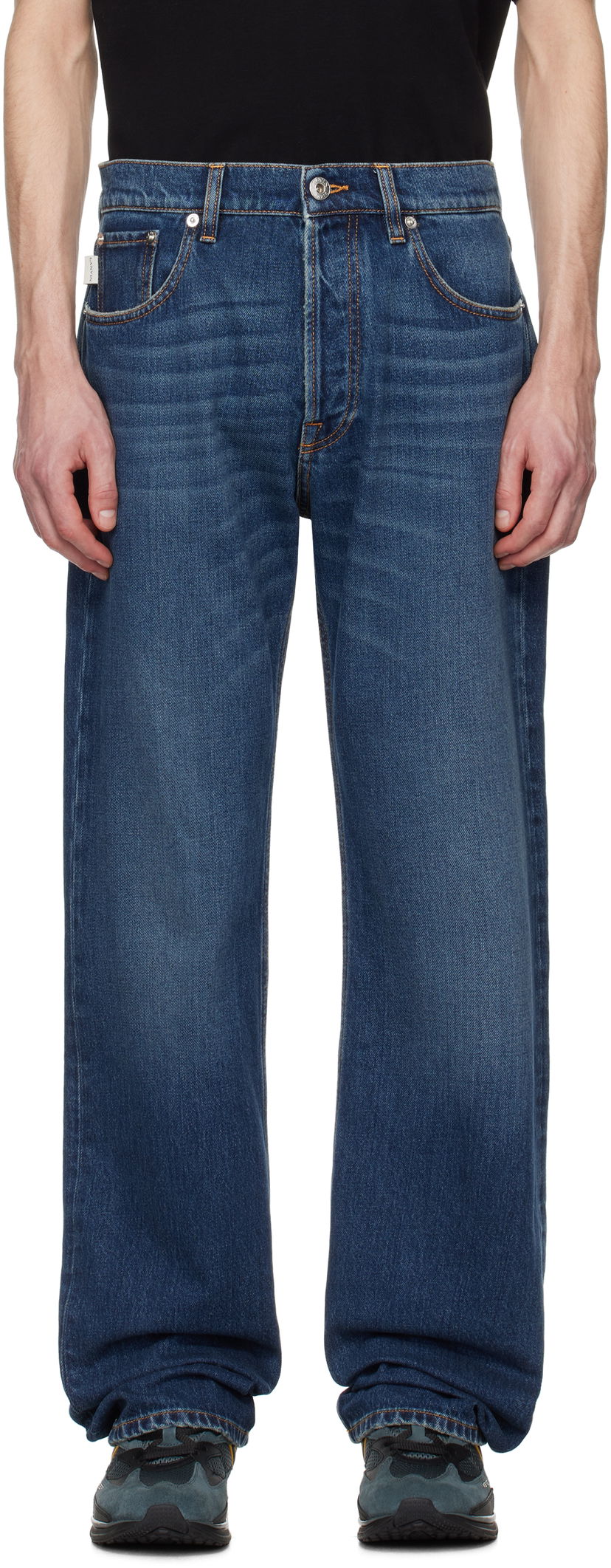 Jeans LANVIN Lanvin Straight-Leg Jeans Blå | RM-TR0147-D086-P25