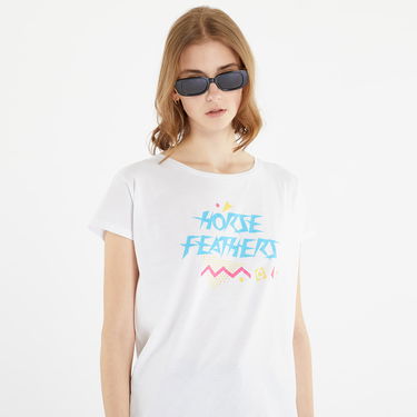T-shirt Horsefeathers Regina Tee Hvid | SW886B, 2
