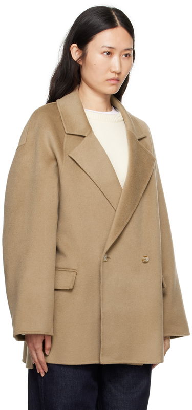 Frakker Loulou de Saison Loulou de Saison Gary Double-Breasted Coat Sort | GARY, 4