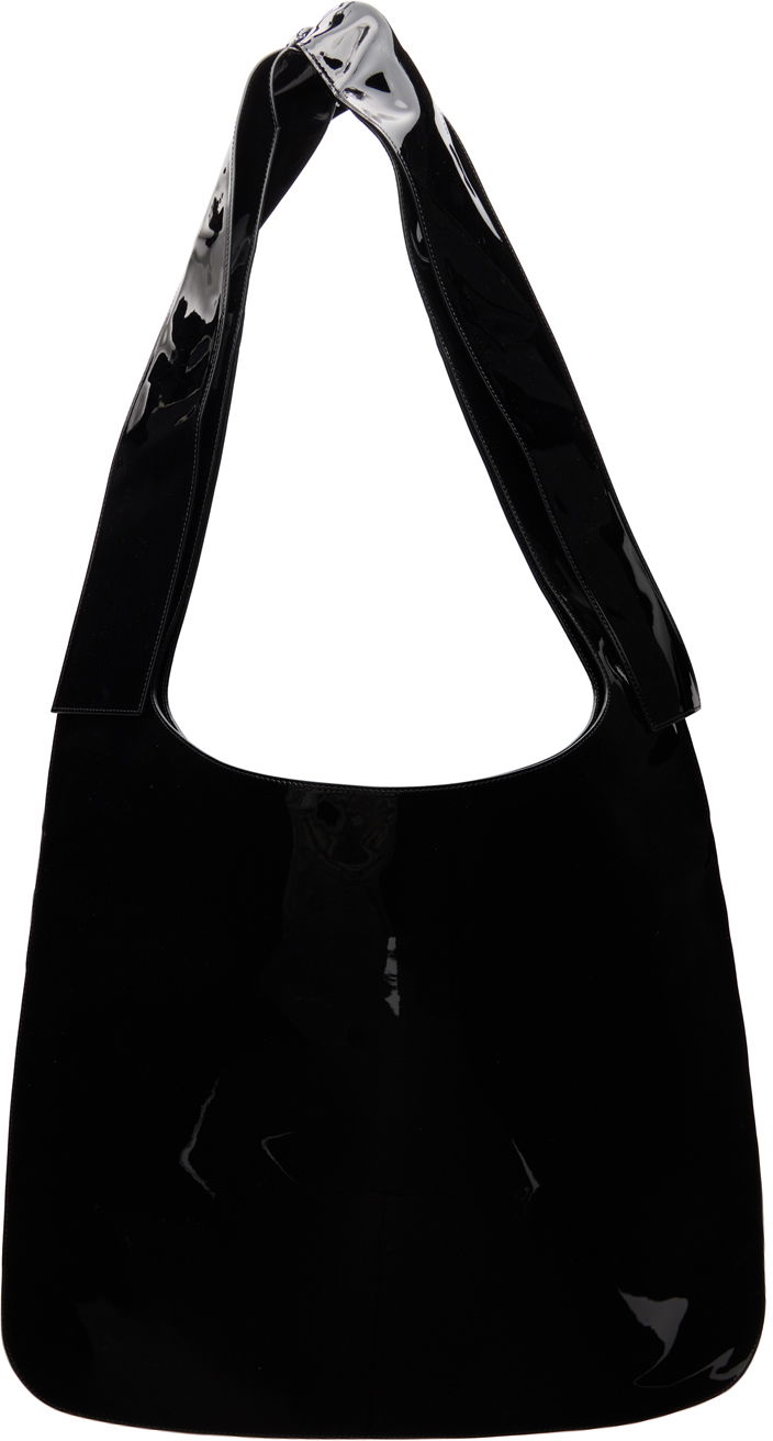 Håndtaske We11done We11done Flat Shoulder Bag Sort | WD-AB3-22-479-U-BK
