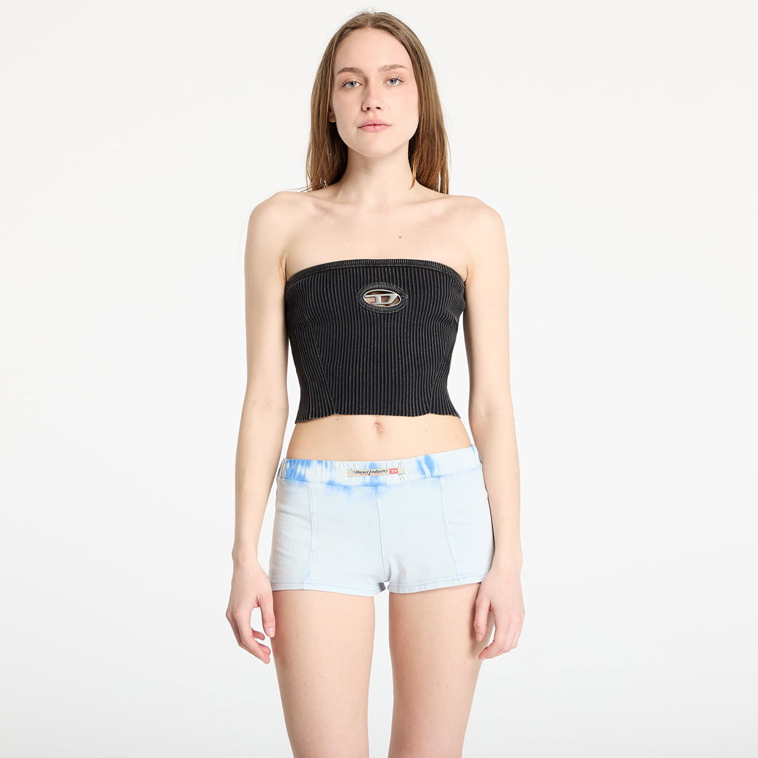 Crop top Diesel Diesel M-Clarksvillex-C Knitted Tube Top Sort | A14813_0AKBQ Black, 0