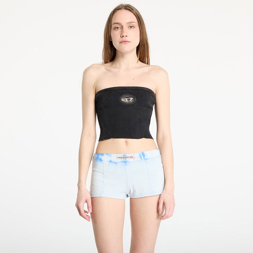 Crop top Diesel Diesel M-Clarksvillex-C Knitted Tube Top Sort | A14813_0AKBQ Black