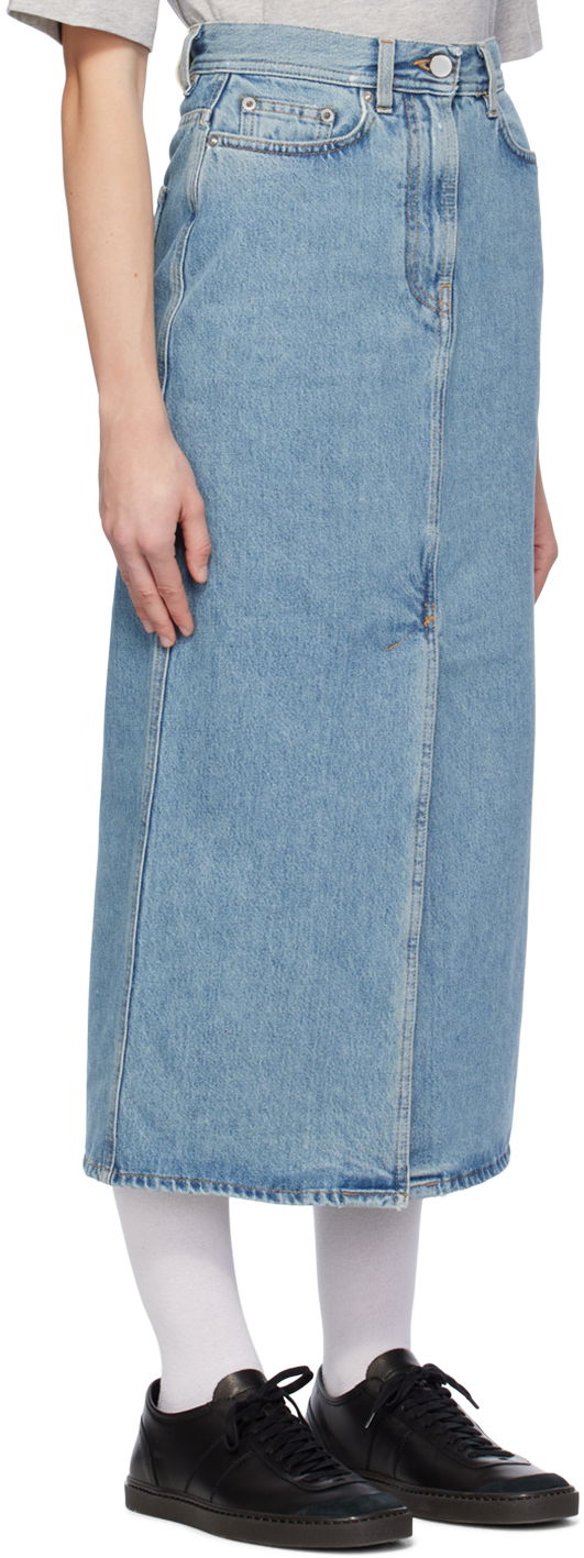 Nederdel Loulou de Saison Loulou de Saison Rona Denim Maxi Skirt Blå | RONA, 1