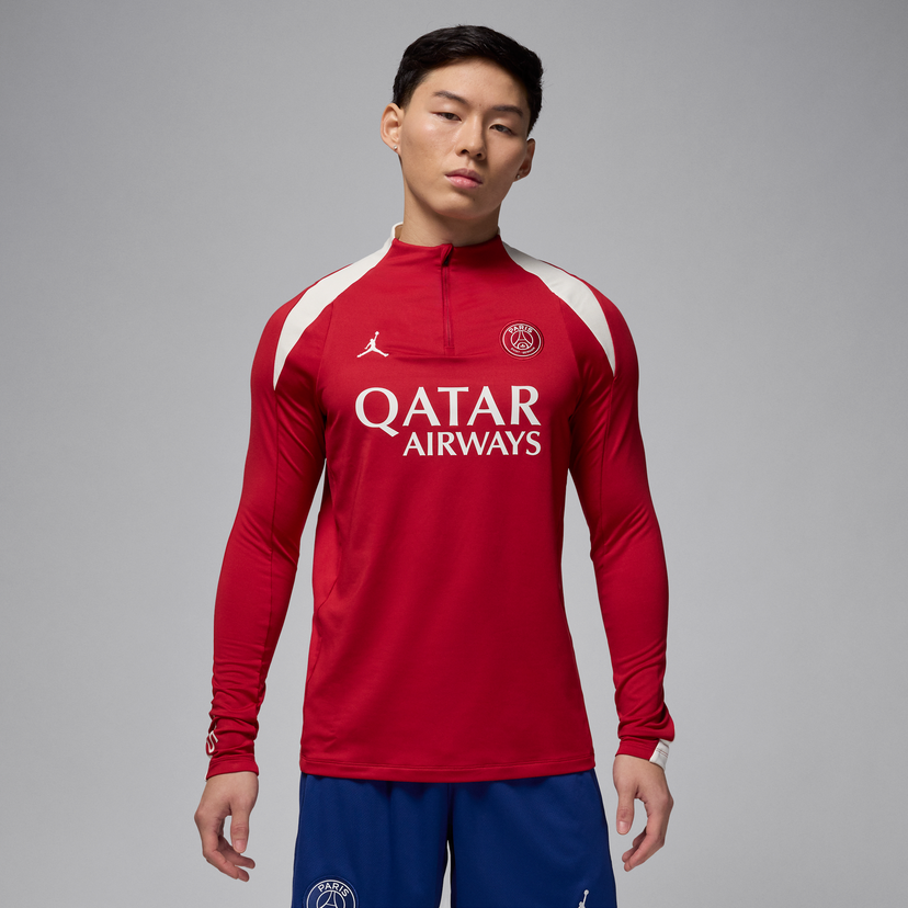 Sweater Jordan Paris Saint-Germain Strike Dri-FIT Quarter-Zip Top Rød | HJ3395-660