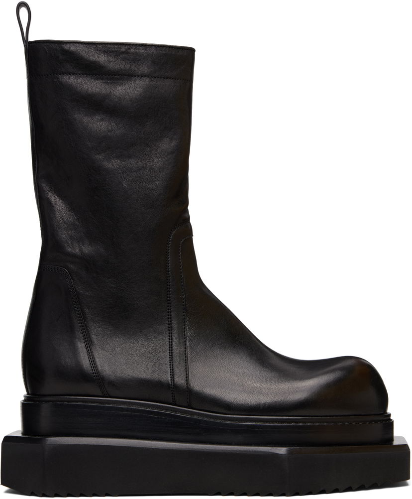 Sneakers og sko Rick Owens Rick Owens Concordians Zipped Turbo Cyclops Boots Sort | RU02E1873 LGY