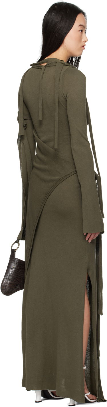 Kjole Ottolinger Ottolinger Deconstructed Long Sleeve Maxi Dress Grøn | 10550050601, 2