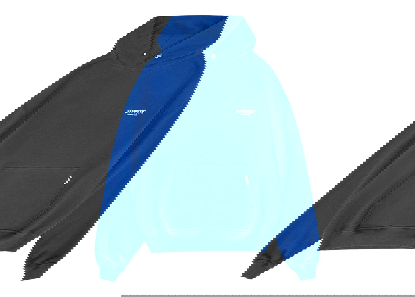Sweatshirt Represent Clo Represent Owner's Club Hoodie Cobalt Blue/White Blå | M04153-109, 0