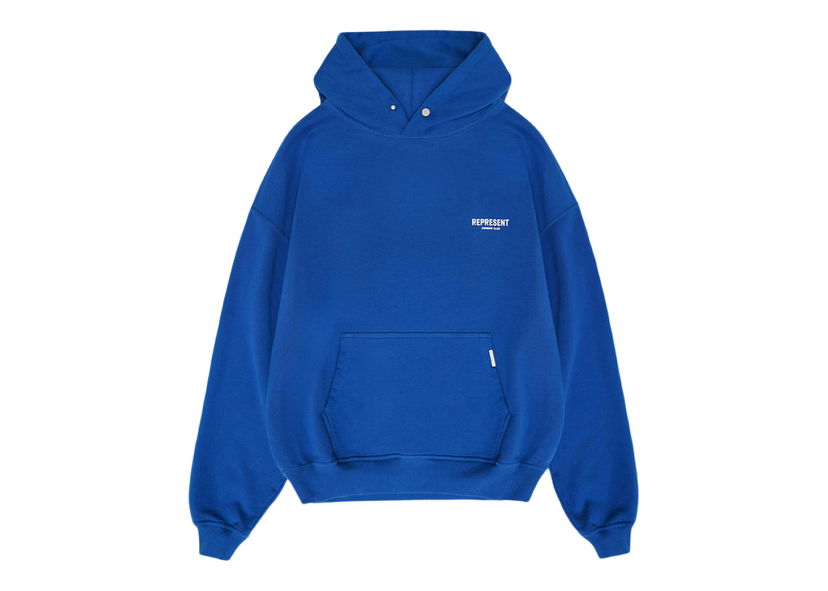 Sweatshirt Represent Clo Represent Owner's Club Hoodie Cobalt Blue/White Blå | M04153-109
