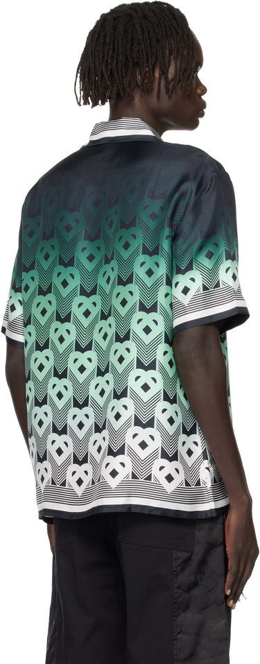 Skjorte Casablanca Cuban Collar Short Sleeve Shirt Grøn | MPF25-SH-003-04, 4