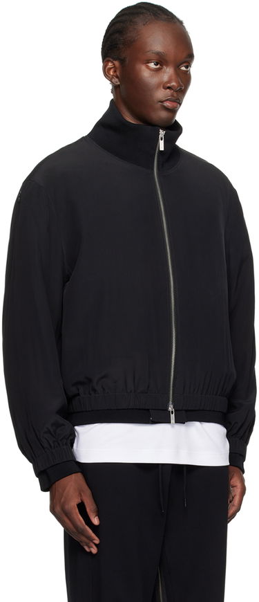 Bomberjakke Helmut Lang Zip Bomber Jacket Sort | O04HM106, 1