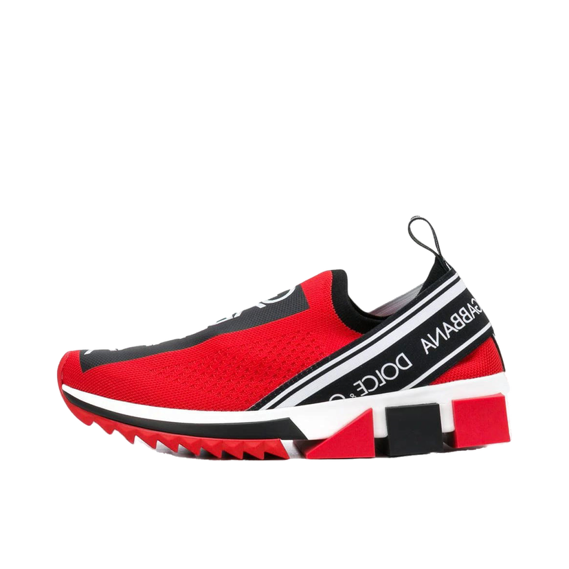 Sneakers og sko Dolce & Gabbana Sorrento Slip On Red Black W Rød | CK1595AH67789873
