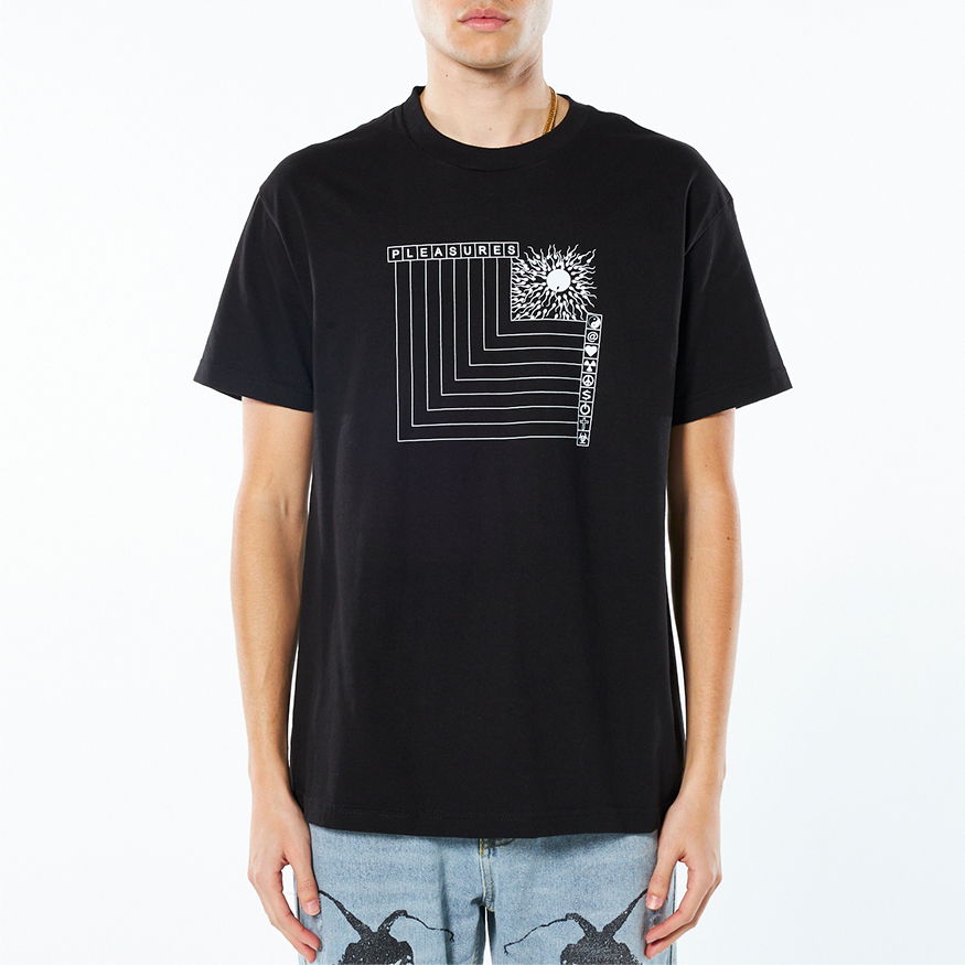 T-shirt Pleasures Fertile Tee Sort | P22SP046-BLACK, 0