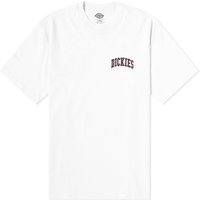 T-shirt Dickies Aitkin Chest Logo T-Shirt "White & Fired Brick" Hvid | DK0A4Y8OG401, 1